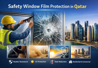 shatter proof window films supplier in Qatar