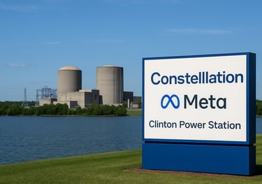 Meta fecha contrato com usina nuclear para impulsionar IA nos EUA