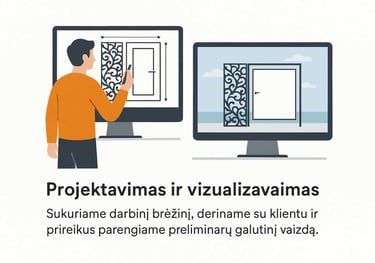 Metalo gaminių projektavimas