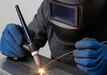 Metalo pjovimas ir suvirinimas