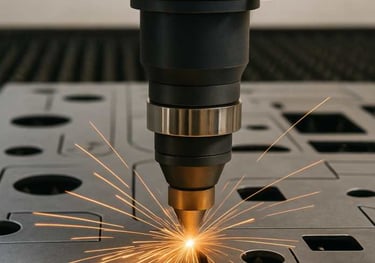 Metalo pjovimas lazeriu