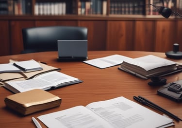 A modern building with a prominent sign that reads 'AXON Engineering & Building Company'. The structure features vertical yellow and white beams against a deep blue sky.