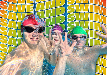 5 easy swim sets, save and swim by enduranceID