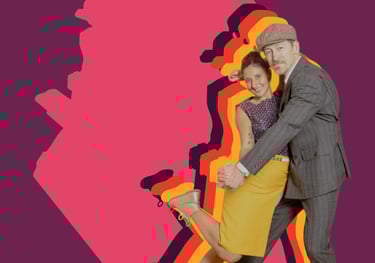 Profesores de Lindy Hop: Mariano Ballesteros y Ayelen Re