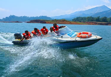 Banasura Dam Lake and Boating