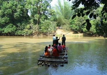Kuruva Island and Bamboo Rafting