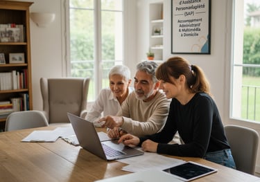 Accompagnement personnalisé à l’usage du numérique sur ordinateur, dans un cadre rassurant et adapté