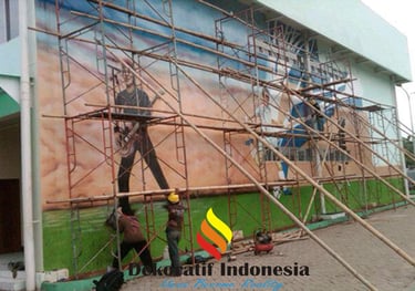 Jasa Mural Pabrik