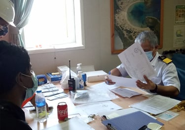 ISM Superyacht agents in Maldives banking Cash to Master and Tax filing