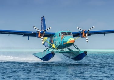 ISM Superyacht Agency hotel bookings and private flights photo four season resort seaplane