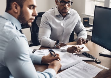 People meet to make taxes image ((Coast Investment Realty))