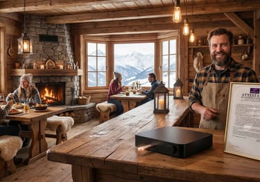 Client sansacem chalet montagne