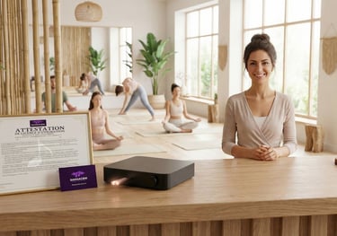 Clients sansacem cours de yoga