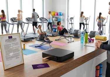 Client Sansacem Salle fitness