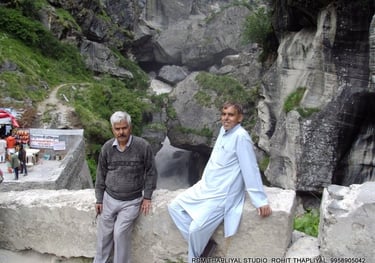 bhagirathi  bheemsila mere papa lt. sh. virender kumar thapliyal  left side  white hair with some on