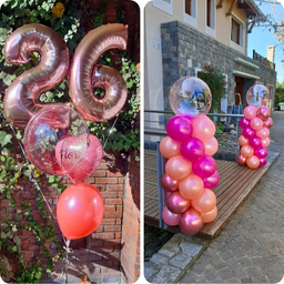 Regalos con globos y globos con helio