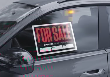 Plaques aimantées pour voiture