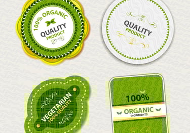 Étiquettes pur emballage