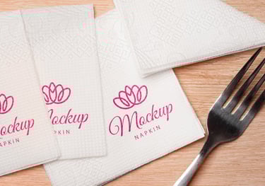 Serviettes de table personnalisées