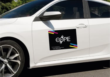 Plaque aimantée pour voiture