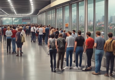 white and black abstract painting