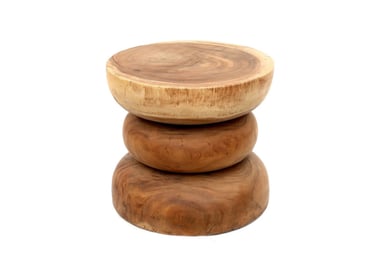 Stool made of solid wood, for room decoration and furniture