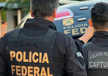 two police officers standing in front of a police car