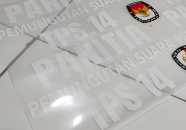 Hasil Warna putih jasa DTF di Dundung Print makassar