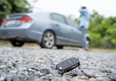 automobilio raktų pametimas