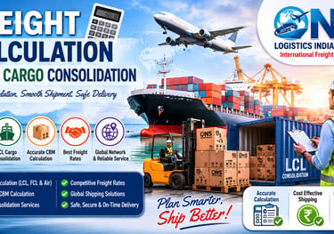 Freight Calculation with ONS Logistics INDIA