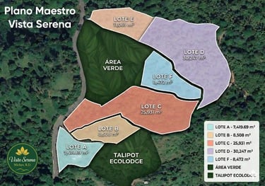 Plano Maestro - Vista Serena