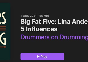 Lina Anderberg featured as guest on music podcast