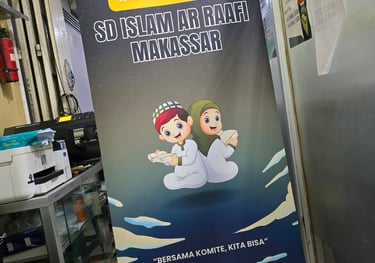Percetakan Roll Up Banner Dundung Print Makassar