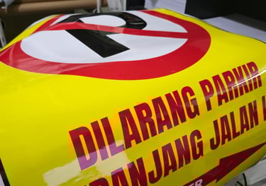 cetak stiker ourdoor dundung print di kota makassar