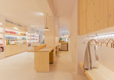 Fotografía de interiores de meditación kadampa en Barcelona