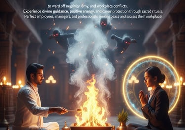 Spiritual healer preparing for a powerful Vedic ritual