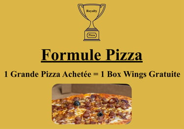 Formule Pizza, Royalty Pizza, Fort de france, Martinique 