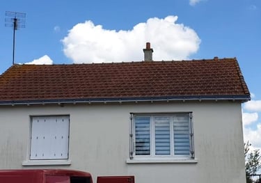 Nettoyage par drone, démoussage de toiture, Nettoyage de panneaux solaires, façade et bardage 