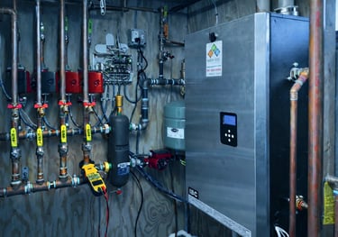 A high efficiency heating system that has been installed and maintained by Northshore HVACR Service