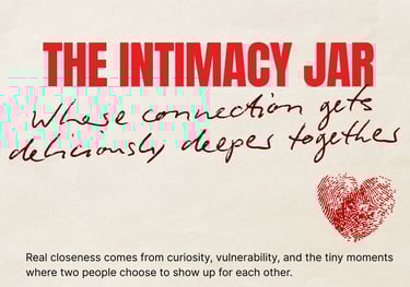 The Intimacy Jar Printable Couple Game