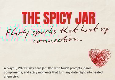 The Spicy Jar Printable Couple Game