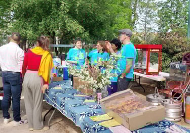 Photo de la cantine du VIllage du festival CUP