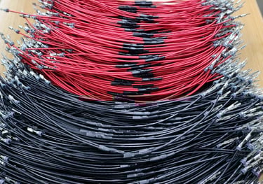 Spliced with heat shrink