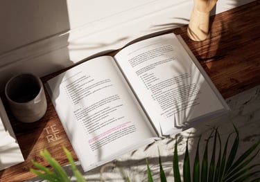 mockup libro abierto