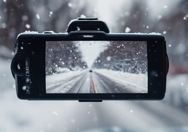 focused photo of a snow flake