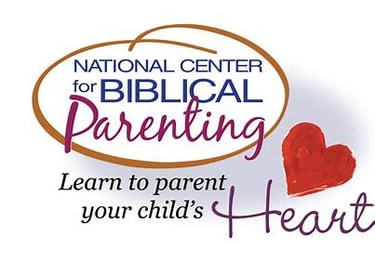 a child's heart in the center of a sign that says national center for Biblical Parenting