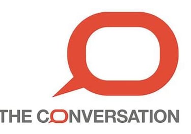 a logo from the conversation website