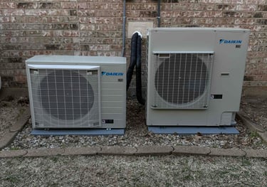 daikin 2 heat pumps