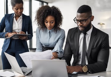 person holding pencil near laptop computer