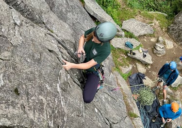 Trad climbing course